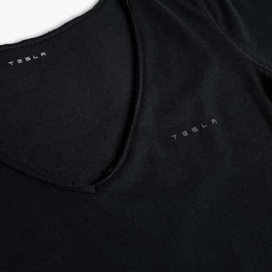 Women's Small Wordmark Short Sleeve V-Neck Tee